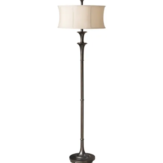 Dark Bronze Metal Flare Floor Lamp-Kirkland's Home Clearance
