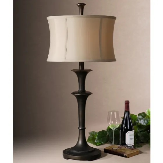 Dark Bronze Metal Flare Table Lamp-Kirkland's Home Cheap