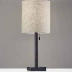 Dark Bronze Square Base Table Lamp-Kirkland's Home Online