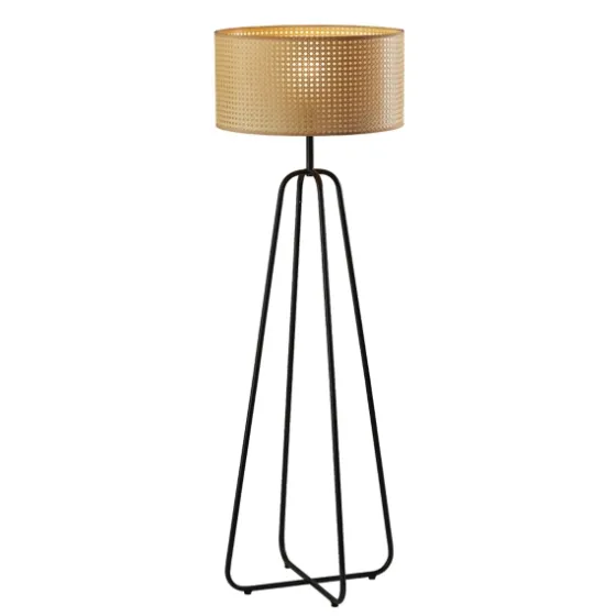 Dark Bronze Webbed Shade Floor Lamp-Kirkland's Home Best Sale