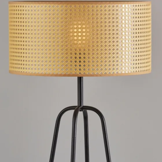 Dark Bronze Webbed Shade Floor Lamp-Kirkland's Home Best Sale