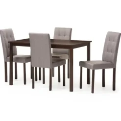 Dark Brown And Gray 5-Pc. Dining Set-Kirkland's Home Online