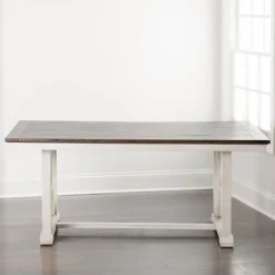 Dark Brown And Ivory Jackson Dining Table-Kirkland's Home Cheap