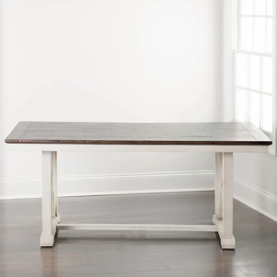 Dark Brown And Ivory Jackson Dining Table-Kirkland's Home Cheap