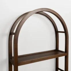 Dark Brown Wood Arched Wall Shelf-Kirkland's Home Clearance