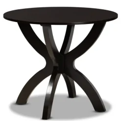 Dark Brown Wood Tripod Table 5-Pc. Dining Set-Kirkland's Home Store