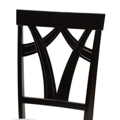 Dark Brown Wood Tripod Table 5-Pc. Dining Set-Kirkland's Home Store