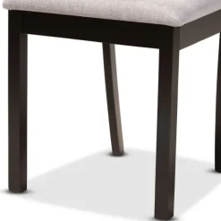 Dark Brown Wood Tripod Table 5-Pc. Dining Set-Kirkland's Home Store