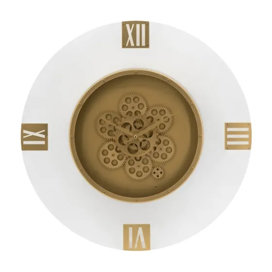 Dark Gold Exposed Gearwork Wall Clock-Kirkland's Home Fashion