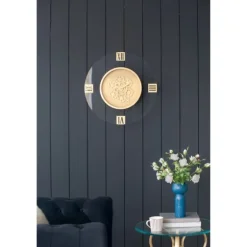 Dark Gold Exposed Gearwork Wall Clock-Kirkland's Home Fashion