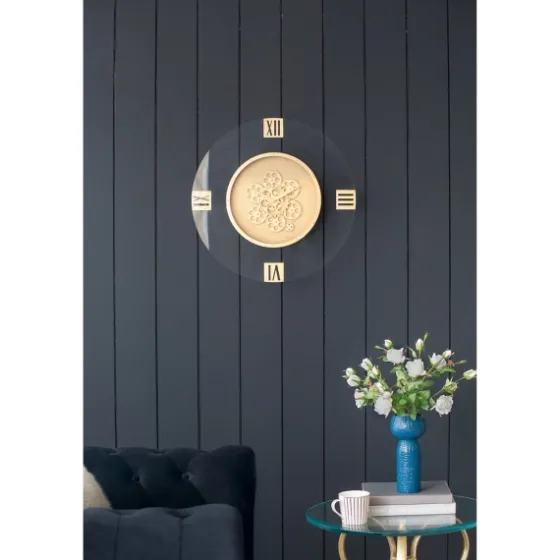 Dark Gold Exposed Gearwork Wall Clock-Kirkland's Home Fashion