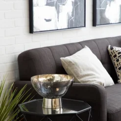 Dark Gray Aluminum Decorative Bowl-Kirkland's Home Hot