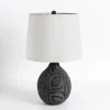 Dark Gray Ceramic Leaf Table Lamp-Kirkland's Home Discount
