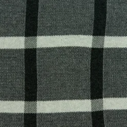 Dark Gray Plaid Knitted Pillow-Kirkland's Home Shop
