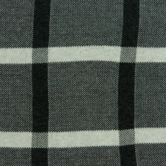 Dark Gray Plaid Knitted Pillow-Kirkland's Home Shop