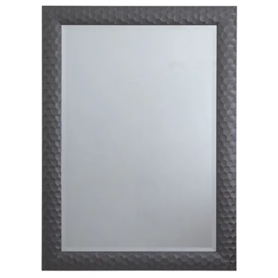 Dark Gray Wood Framed Beveled Edge Wall Mirror-Kirkland's Home Outlet