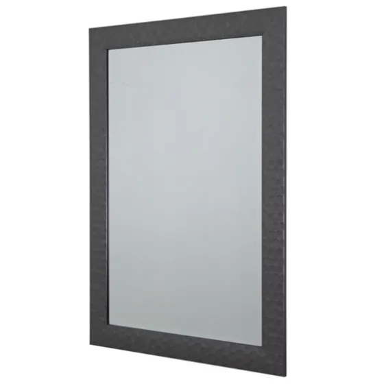 Dark Gray Wood Framed Beveled Edge Wall Mirror-Kirkland's Home Outlet