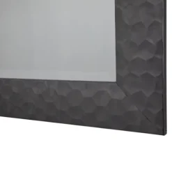 Dark Gray Wood Framed Beveled Edge Wall Mirror-Kirkland's Home Outlet