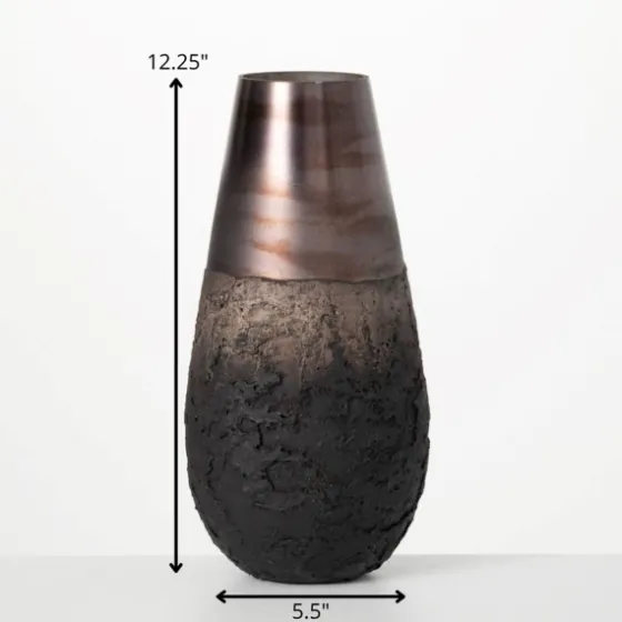 Dark Iridescent Glass Vase, 12 In.-Kirkland's Home Hot