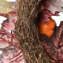 Dark Ivy And Oak Foliage With Pumpkins Wreath-Kirkland's Home Flash Sale