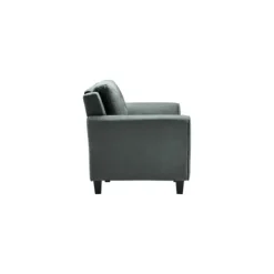 Dark Kelly Microfiber Rolled Arm Chair-Kirkland's Home Outlet
