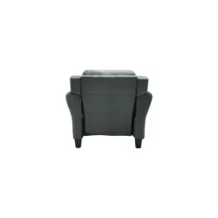 Dark Kelly Microfiber Rolled Arm Chair-Kirkland's Home Outlet