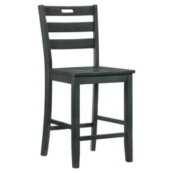 Dark Ladder Counter Stools, Set Of 2-Kirkland's Home Outlet