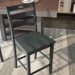 Dark Ladder Counter Stools, Set Of 2-Kirkland's Home Outlet