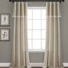 Dark Linen Lace Curtain Panel Set, 84 In.-Kirkland's Home Flash Sale