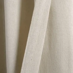 Dark Linen Lace Curtain Panel Set, 84 In.-Kirkland's Home Flash Sale