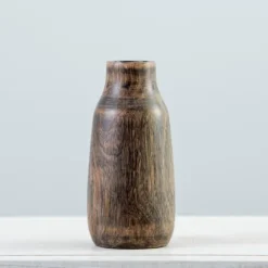 Dark Mango Wood Vase, 8 In.-Kirkland's Home Hot