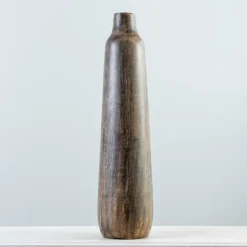 Dark Mango Wood Vase, 23 In.-Kirkland's Home Shop