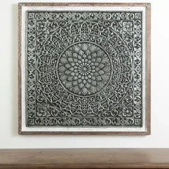 Dark Medallion Wood And Metal Wall Plaque-Kirkland's Home Best