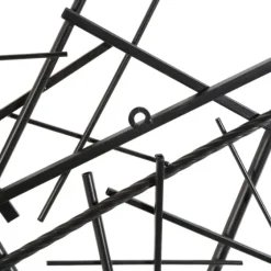 Dark Metal Abstract Scattered Wall Sculpture-Kirkland's Home Hot