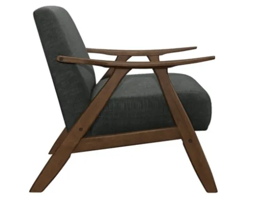 Dark Mid-Century Hazel Frame Accent Chair-Kirkland's Home Fashion