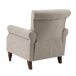Dark Miriam Nailhead Trim Armchair-Kirkland's Home Outlet