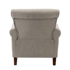 Dark Miriam Nailhead Trim Armchair-Kirkland's Home Outlet
