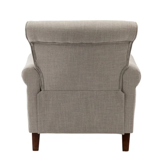 Dark Miriam Nailhead Trim Armchair-Kirkland's Home Outlet