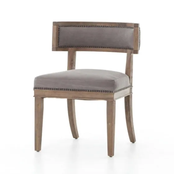 Dark Moon Canvas Upholstered Dining Chair-Kirkland's Home Sale
