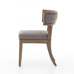 Dark Moon Canvas Upholstered Dining Chair-Kirkland's Home Sale