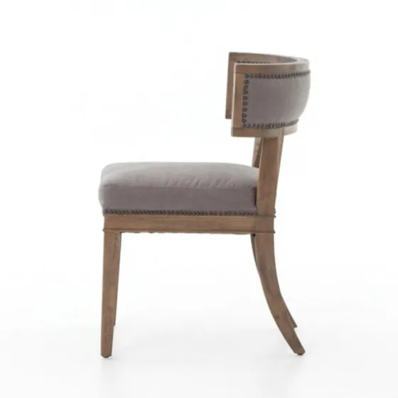 Dark Moon Canvas Upholstered Dining Chair-Kirkland's Home Sale