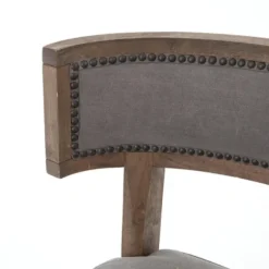 Dark Moon Canvas Upholstered Dining Chair-Kirkland's Home Sale