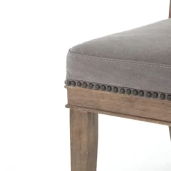 Dark Moon Canvas Upholstered Dining Chair-Kirkland's Home Sale