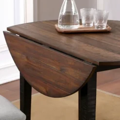 Dark Oak And Walnut 3-Pc. Dining Set-Kirkland's Home Online
