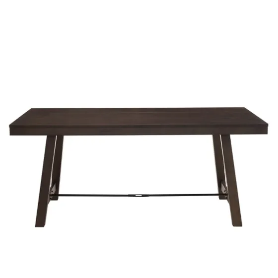 Dark Oak Wood Rustic Dining Table-Kirkland's Home Online