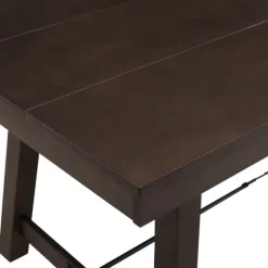 Dark Oak Wood Rustic Dining Table-Kirkland's Home Online