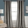 Dark Prima Velvet Curtain Panel Set, 108 In.-Kirkland's Home Cheap