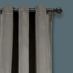Dark Prima Velvet Curtain Panel Set, 108 In.-Kirkland's Home Cheap