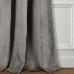 Dark Prima Velvet Curtain Panel Set, 108 In.-Kirkland's Home Cheap