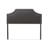 Dark Scalloped Corner Queen Headboard-Kirkland's Home Clearance